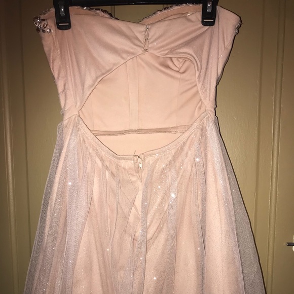 Strapless Homecoming Dress - Picture 2 of 3